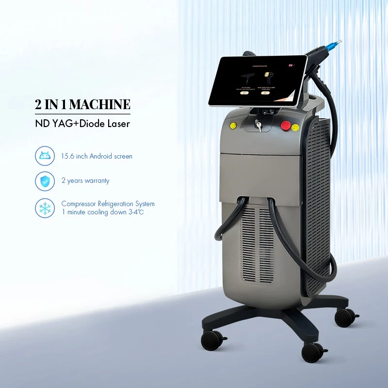 ND YAGDiode Laser Hair Removal Machine